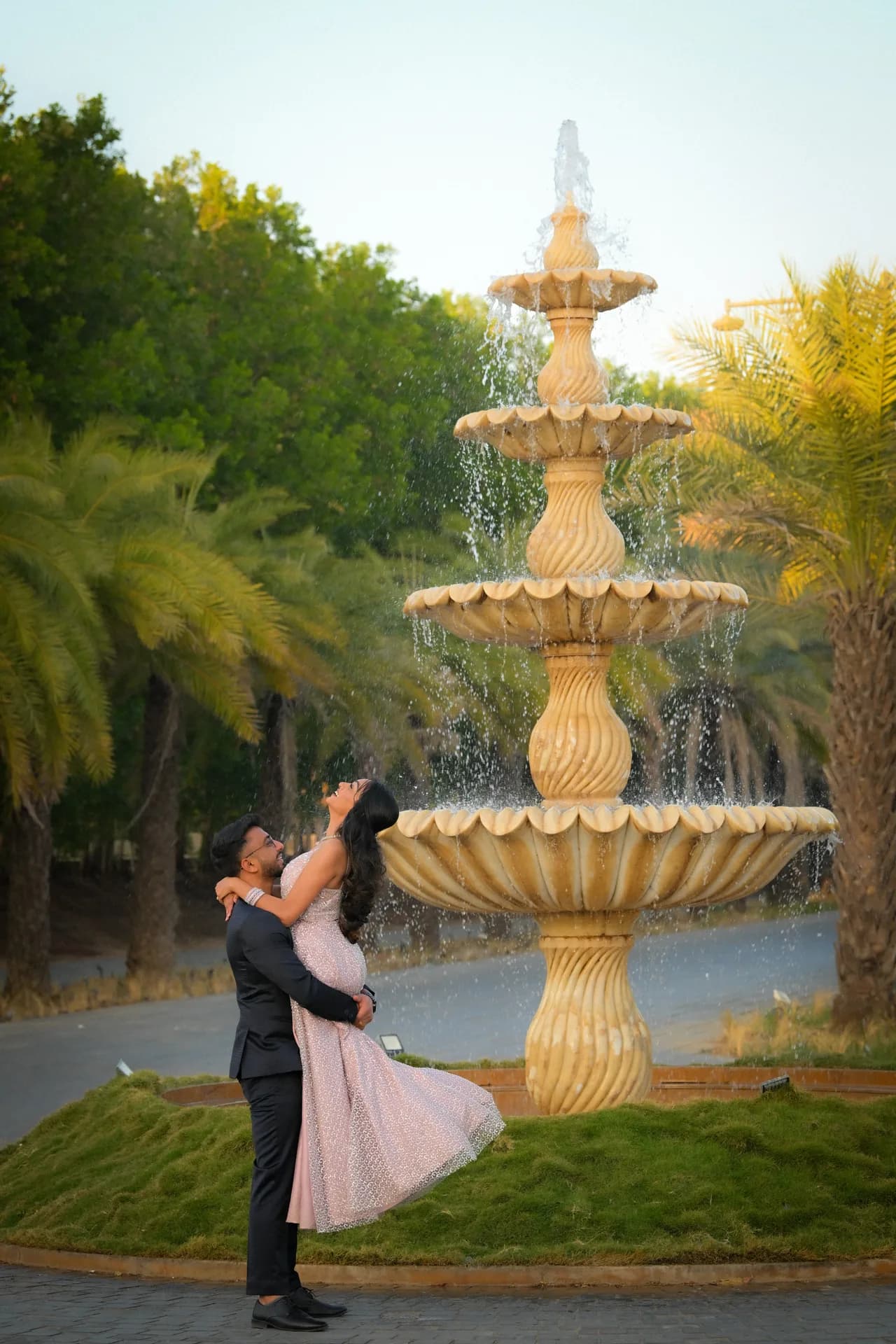 Lifted — the couple photograph by Akshay Hirani