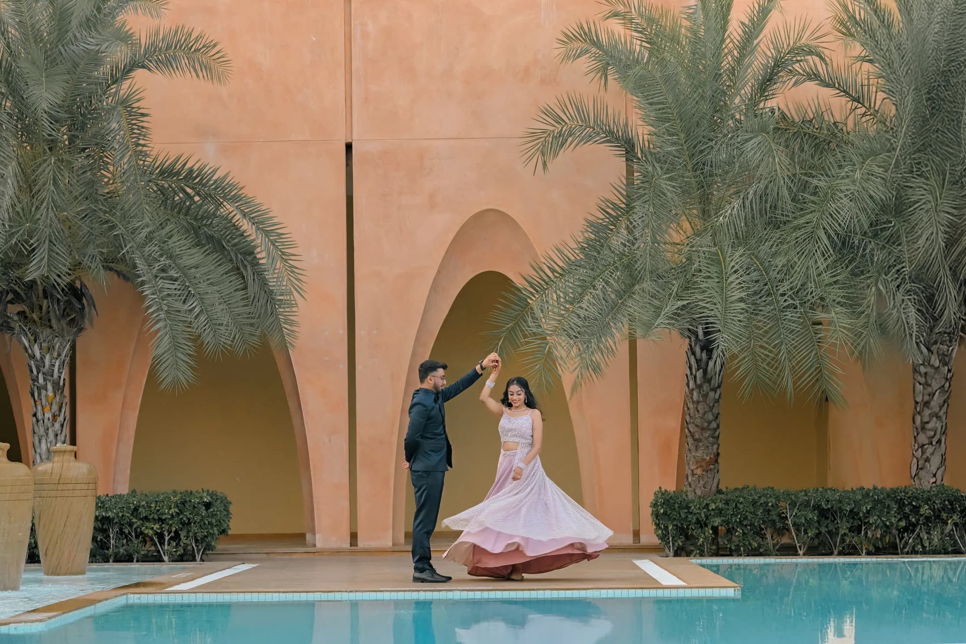 The Dance — the couple photograph by Akshay Hirani